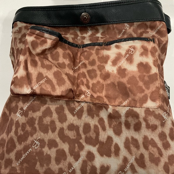 B Makowsky Black Hobo Bag GUC - Picture 6 of 16